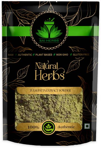 SAI HERBS Tulsi Patta Extract Powder - Basil Leaves Extract Powder - Ocimum Sanctum