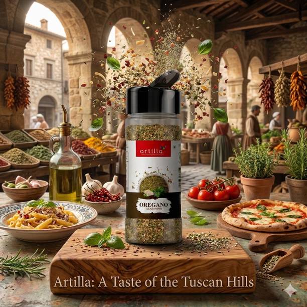artilla Natural Oregano Pizza Seasoning | Italian Herb Mix for Pasta & Garlic Bread