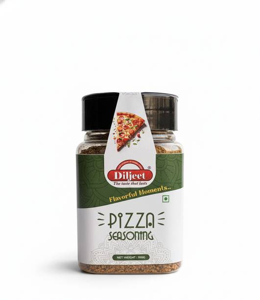 DILJEET SPICES Diljeet 100Gm Pizza Pasta Seasoning|Italian Seasoning -Easy To Use Sprinkler Jar