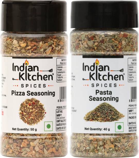 Indian kitchen Combo of Pizza Seasoning 50g & Pasta Seasoning 40g (Pack of 2)