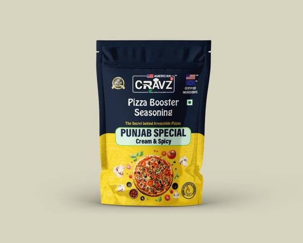american cravz American Cravz Punjab Taste Special Pizza Seasoning|Oregano spice|Butter Flavor