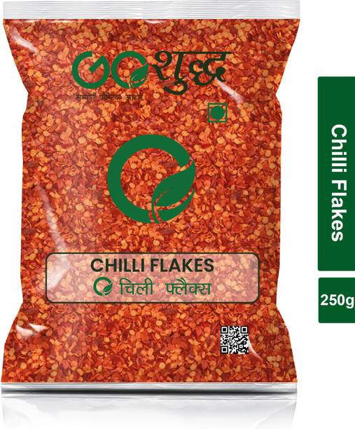 Goshudh Red Chilli Flakes 250 g | Hot & Spicy Taste, Pizza & Pasta Seasoning
