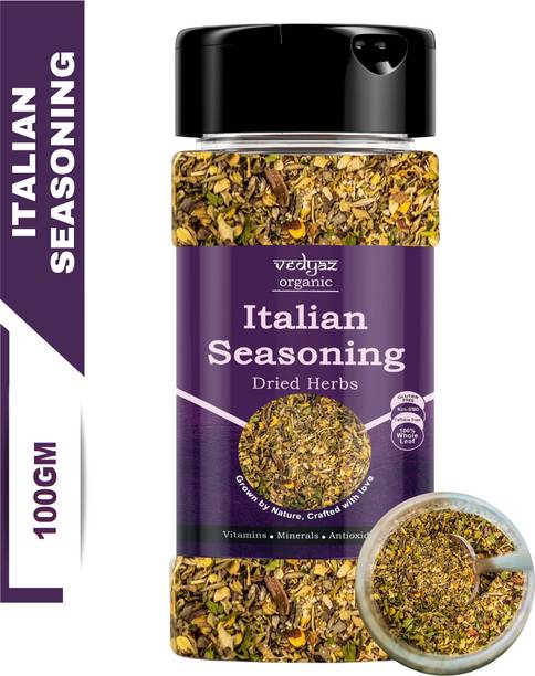 Vedyaz Organic Italian Seasoning for Pasta & Pizza - Premeium Herbs & Spices - Sprinkler