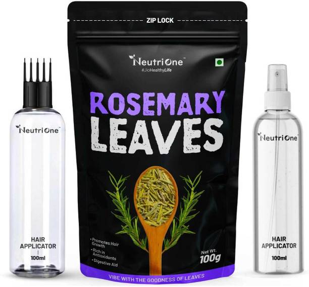 न्यूट्रीवन Rosemary Dried Leaves for Hair Growth|With 100ml Spray Bottle |100ml Comb Bottle