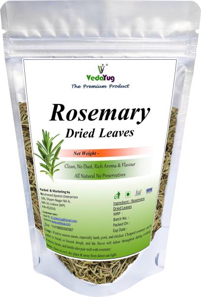 VY VedaYug Rosemary Dried Leaf, Rosemary Leaves For Foods Seasoning & Hair