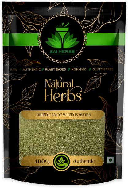 SAI HERBS Dried Raw Canoe Weed Herb Powder - Pure & Natural