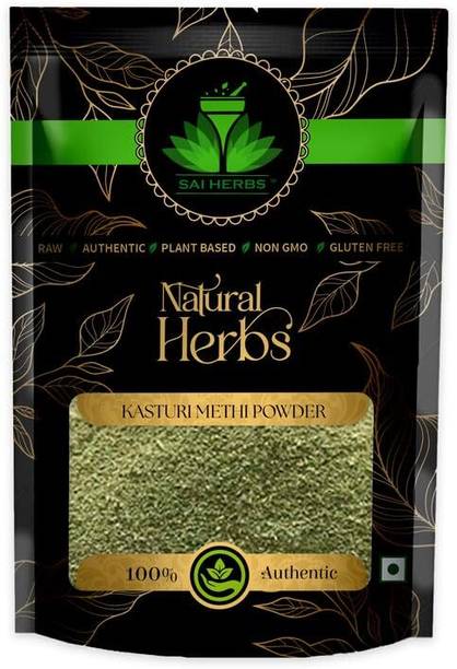 SAI HERBS Kasuri Methi Powder - Kasturi Methi Powder -Champa Methi Powder -Pure & Natural
