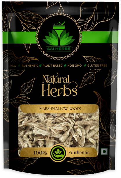 SAI HERBS Dried Marshmallow Roots Herb - Pure & Natural
