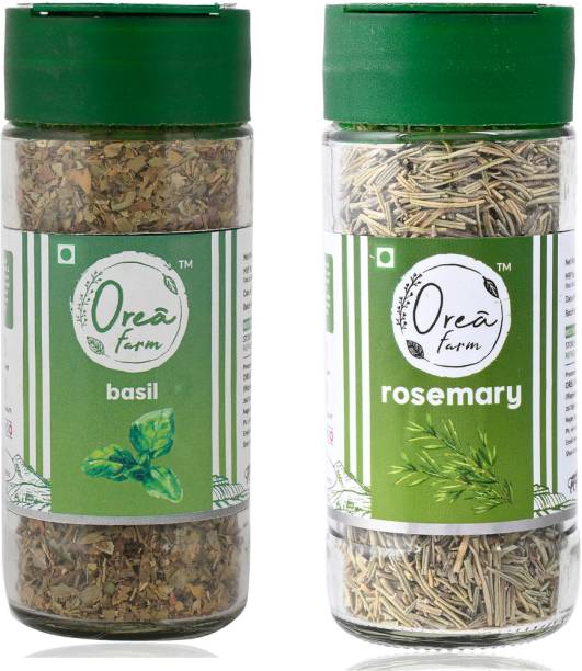 OREA farm Combo - Basil (27gm) & Rosemary (18gm) Pack Of 2