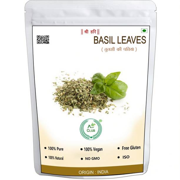 AGRI CLUB Dried Basil Leaves 100gm/3.52oz