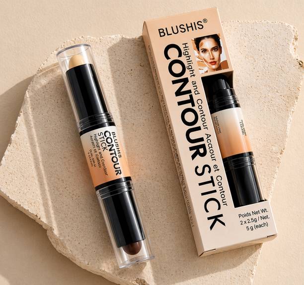 BLUSHIS Highlight & Contour Stick – Dual Ended Cream Contour & Highlighter|Smooth Blend| Highlighter