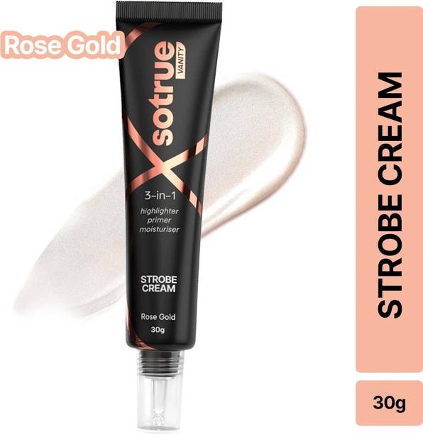 सोट्रू Strobe Cream - 30gm | Instant Illumination | Primer + Moisturizer + Highlighter हाइलाइटर