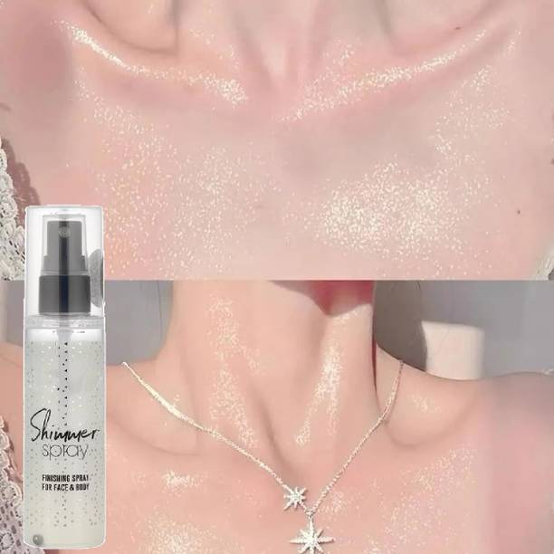 GABBU Setting spray silver makeup fixer liquid highlight Primer Highlighter