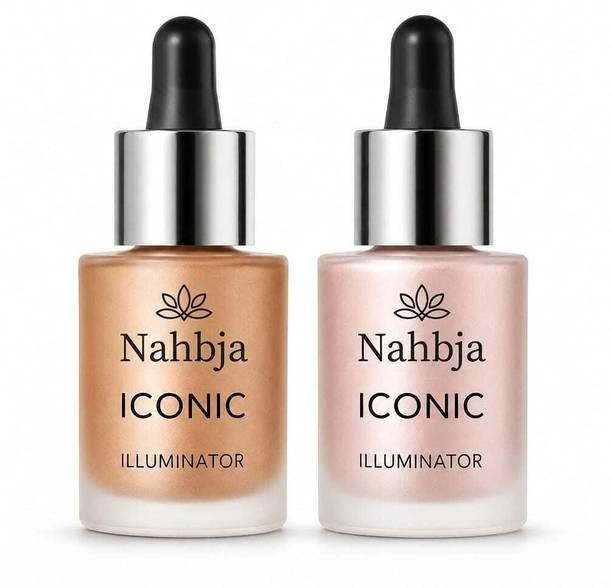 Nahbja Iconic Illuminator Drops Liquid Highlighter for Face & Body Highlighter