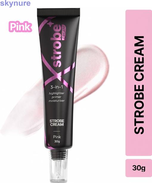 skynure 3-in-1 Face Glow Cream Pink Primer Moisturizer 30g Highlighter