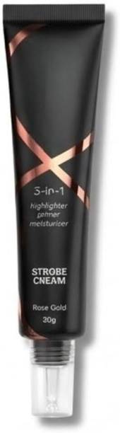 blussfrom 3-in-1 Highlighter, Primer and Moisturiser, Rose Gold Highlighter