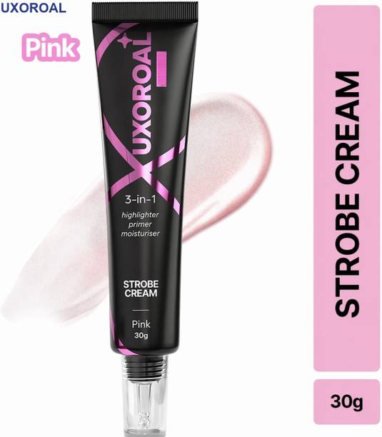 uxoroal Strobe Cream Pink Glow 30g Primer Moisturizer Face Highlighter