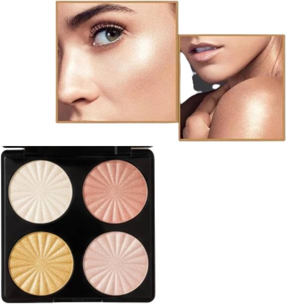 FLORENTHA Smudge proof 4colour Little Drama highlighter pack of 1 Highlighter