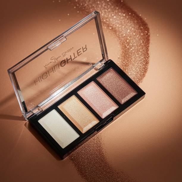 BLUST&FAMME Highlighter r Palette, Pressed Powder, Forever Lit (20gm)..aa Highlighter