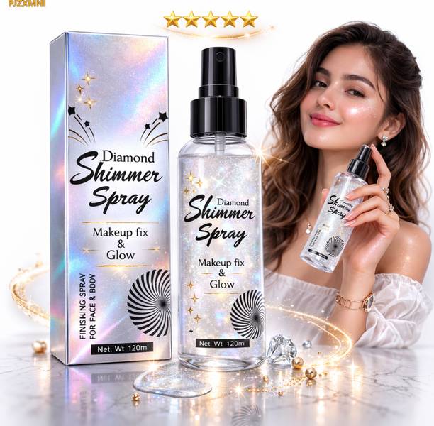 PJZXMNI Makeup Fixer Spray Shimmer For Face And Body Shine Spray