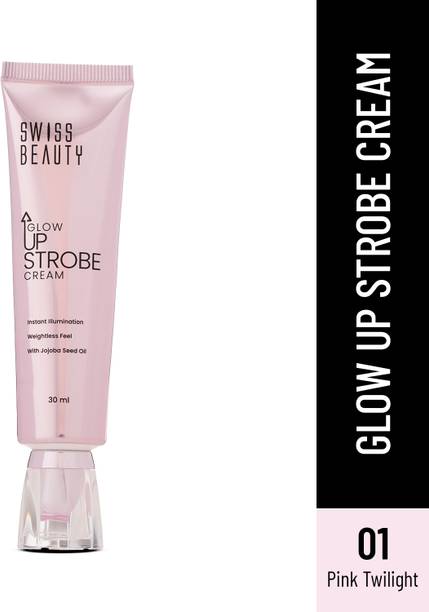 SWISS BEAUTY Glow Up Strobe Cream | Dewy Glow | Hydrating | With Jojoba Oil Highlighter