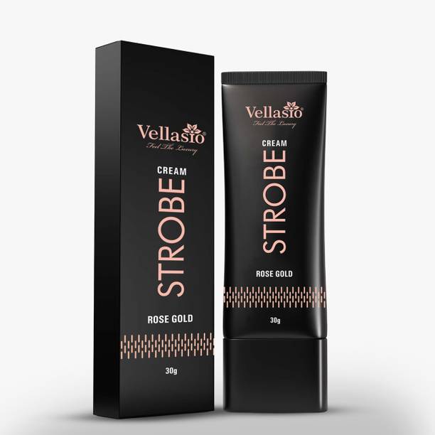 vellasio Strobe Cream Rose Gold Instant Highlighter Primer Moisturizer Makeup finish Highlighter