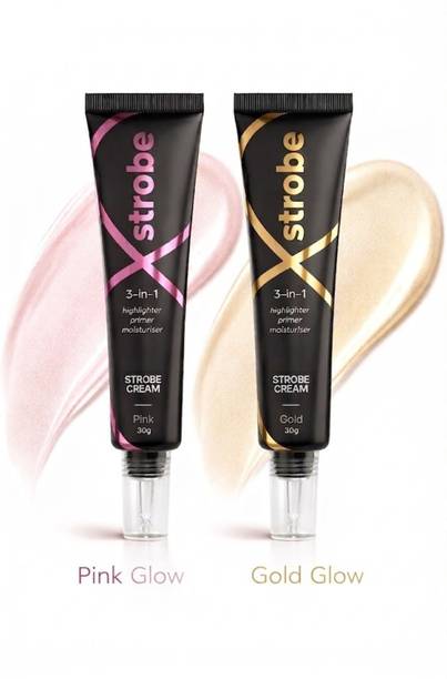 skynure Gold Pink Strobe Cream for Radiant Face Makeup Look Highlighter