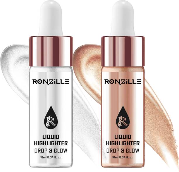 RONZILLE Drop & Glow Liquid Highlighter For Face Makeup Illuminator Highlighter