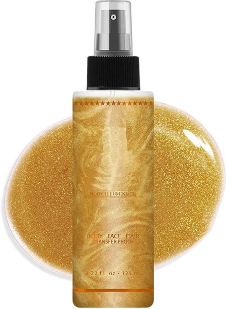 Yuency Highlighter Smooth Shimmer Glow Body Bronzer Smoky Spray  Highlighter