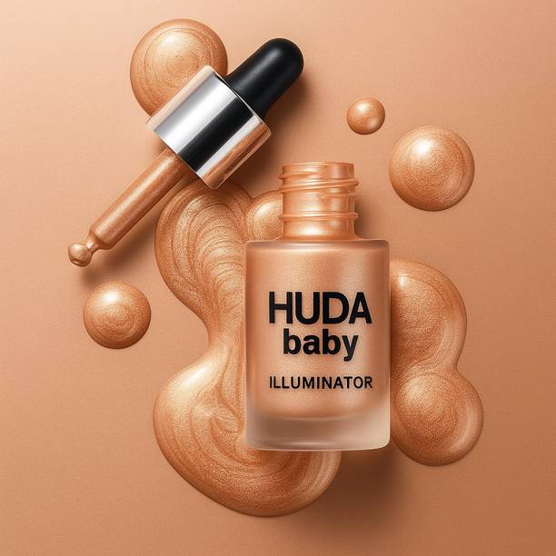 HUDA BABY "GlowDrop Liquid Illuminator - Golden Radiance Highlighter