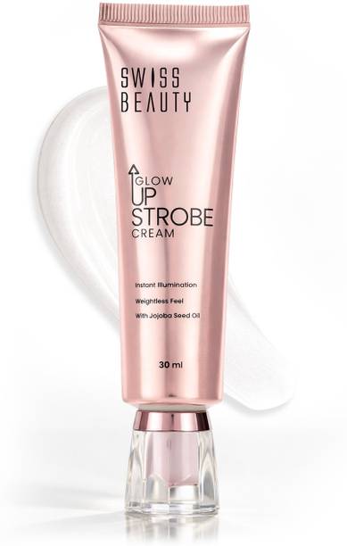 SWISS BEAUTY Glow Up Strobe Cream | Dewy Glow | Hydrating | With Jojoba Oil High