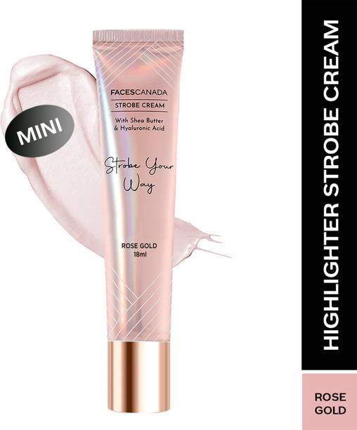FACES CANADA Strobe Cream Mini - 18ml |Instant Illumination | Primer + Moisturizer + Highlighter