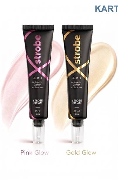 KARTIVO Gold Pink Radiance Cream Makeup Primer Base Highlighter