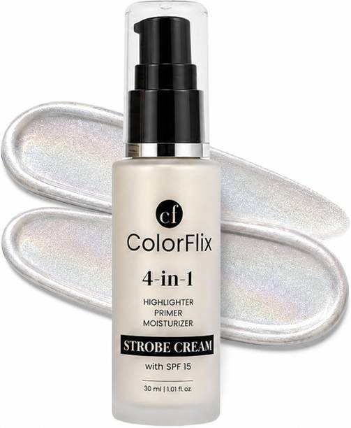 ColorFlix 4-in-1 Strobe Cream for Face, Highlighter, Primer, Moisturizer & Illuminator Highlighter
