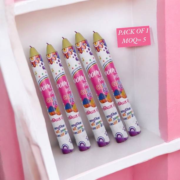 LeafBlu BIG Size Color Smoke Fog Fountain [multicolor] Holi Color Powder Pack of 1