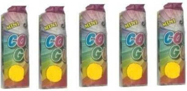 क्राफ्टी विला HOLY SPECIAL Smoke Fog Gulal Holi Color Powder Pack of 5 (Yellow, Blue, Red, Green, Pink, 250 g) होली कलर Powder पैक ऑफ 1