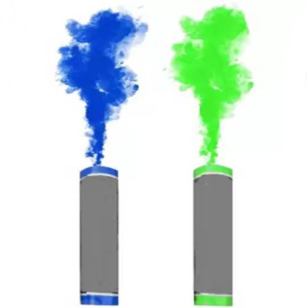 प्रिडक्टेजी Multicolor Holi Color Smoke Pyro Holy Color Smoke Fountain Holi Pairo होली कलर Powder पैक ऑफ 2