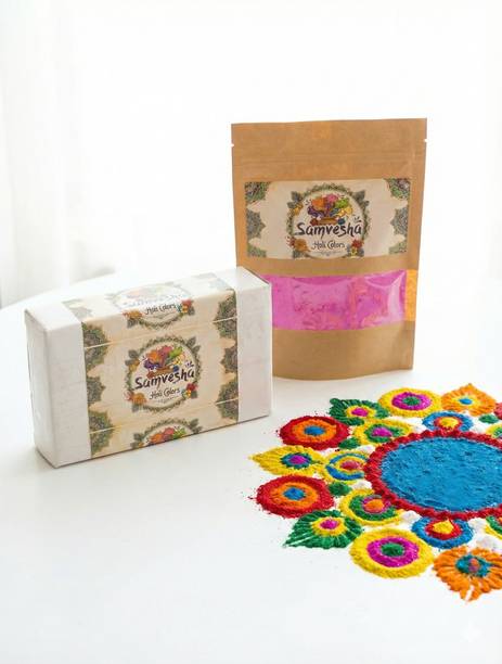 Samvesha Organic Herbal Gulal Holi Color Powder Pack of 1