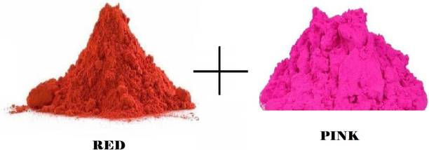 Quickcollection Herbal Gulal For Holi Celebration Holi Color Powder Pack of 2