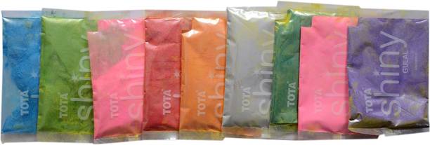 TOTA Holi Water Colors – Easy to Wash, Non-Toxic & Full of Festive Fun Holi Color Powder Pack of 10