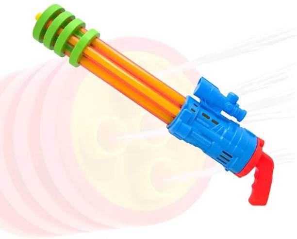 giftsrus 5 Nozzle Water Gun for Holi-Big Size Pichkari for Summer-Holi Gift Holi Color Paste Pack of 1