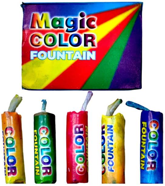 लीफब्लू Small Size Color Smoke Fog Fountain [multicolor] होली कलर Powder पैक ऑफ 1