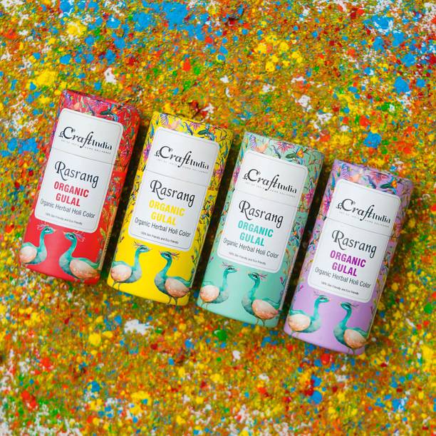 eCraftIndia Holi Color Powder Pack of 4