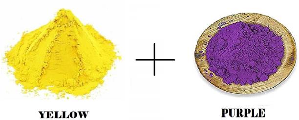 Quickcollection Herbal Gulal For Holi Celebration Holi Color Powder Pack of 2