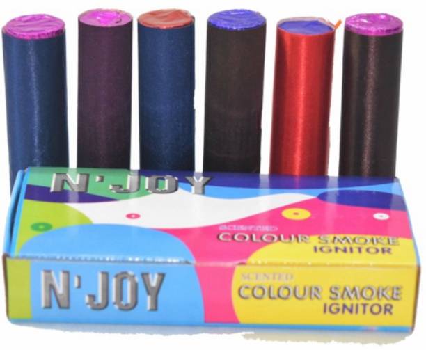 magan's design Cold Pyro Holi Color Powder Pack of 6