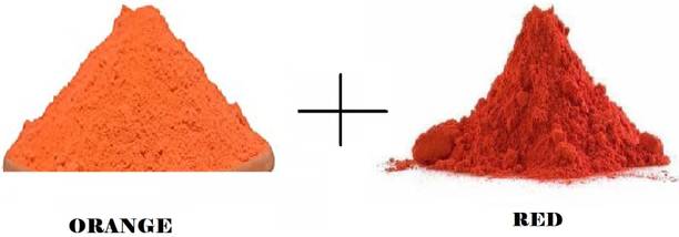 Quickcollection Herbal Gulal For Holi Celebration Holi Color Powder Pack of 2
