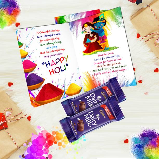 Midiron Holi Gift Combo|Holi Gift Set |Holi Gift Pack | Holi Gift Hamper Paper Gift Box