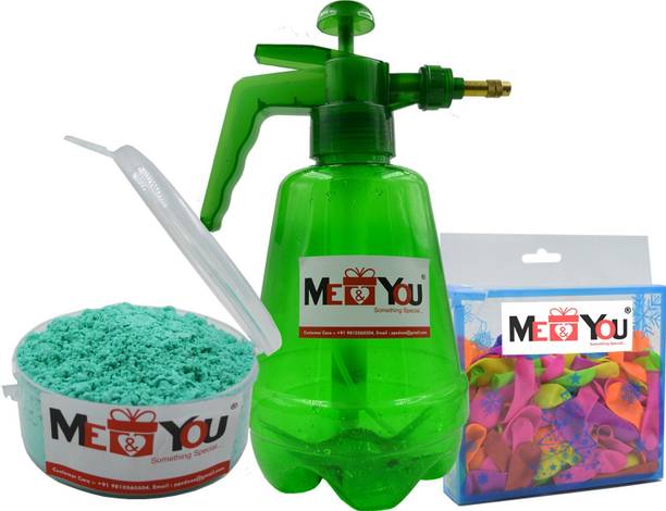 ME&YOU Pichkari, Color, Balloon Holi Combo