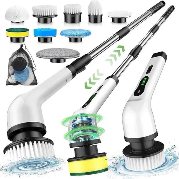 नुवीओ 9 in 1 Multipurpose 9 in 1 Electric Cleaning Brush for Home Model 84 सफाई का ब्रश