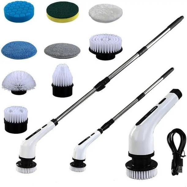 NUVIO Electric Spin Scrubber 9 in 1 Cordless Brush for Shower Cleaning Cleaning Brush